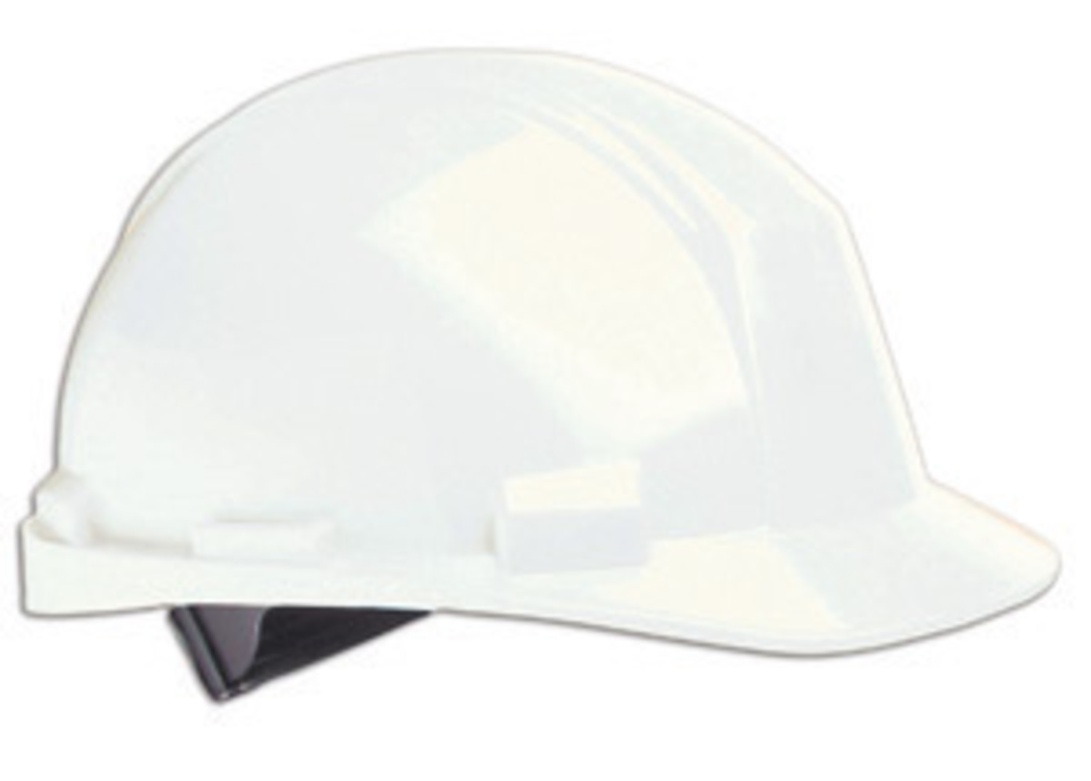 Honeywell White North® Matterhorn A89 HDPE Cap Style Hard Hat With Rachet/4 Point Ratchet Suspension
