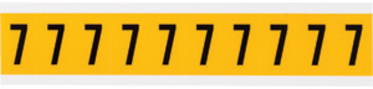 Brady 1 12 X 78 BlackYellow Vinyl Label BRD1530-7 for sale online at autumn supply
