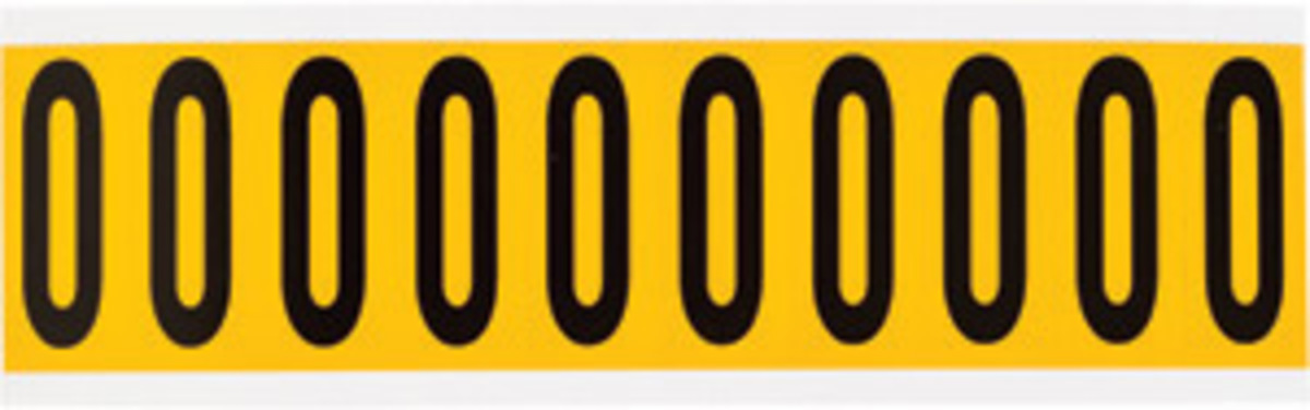 Brady 2 14 X 78 BlackYellow Vinyl Label 0 BRD1534-0 for sale online at autumn supply