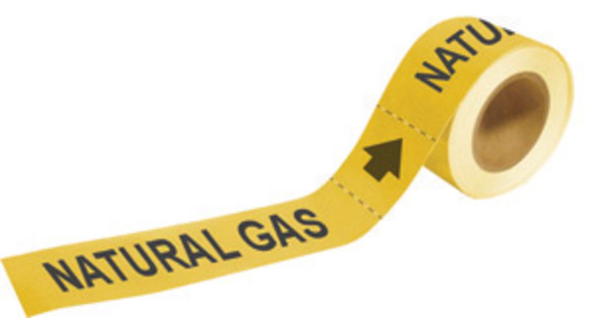 Brady 1 X 8 BlackYellow Plastic Pipe Marker NATURAL G BRD20449 for sale online at autumn supply