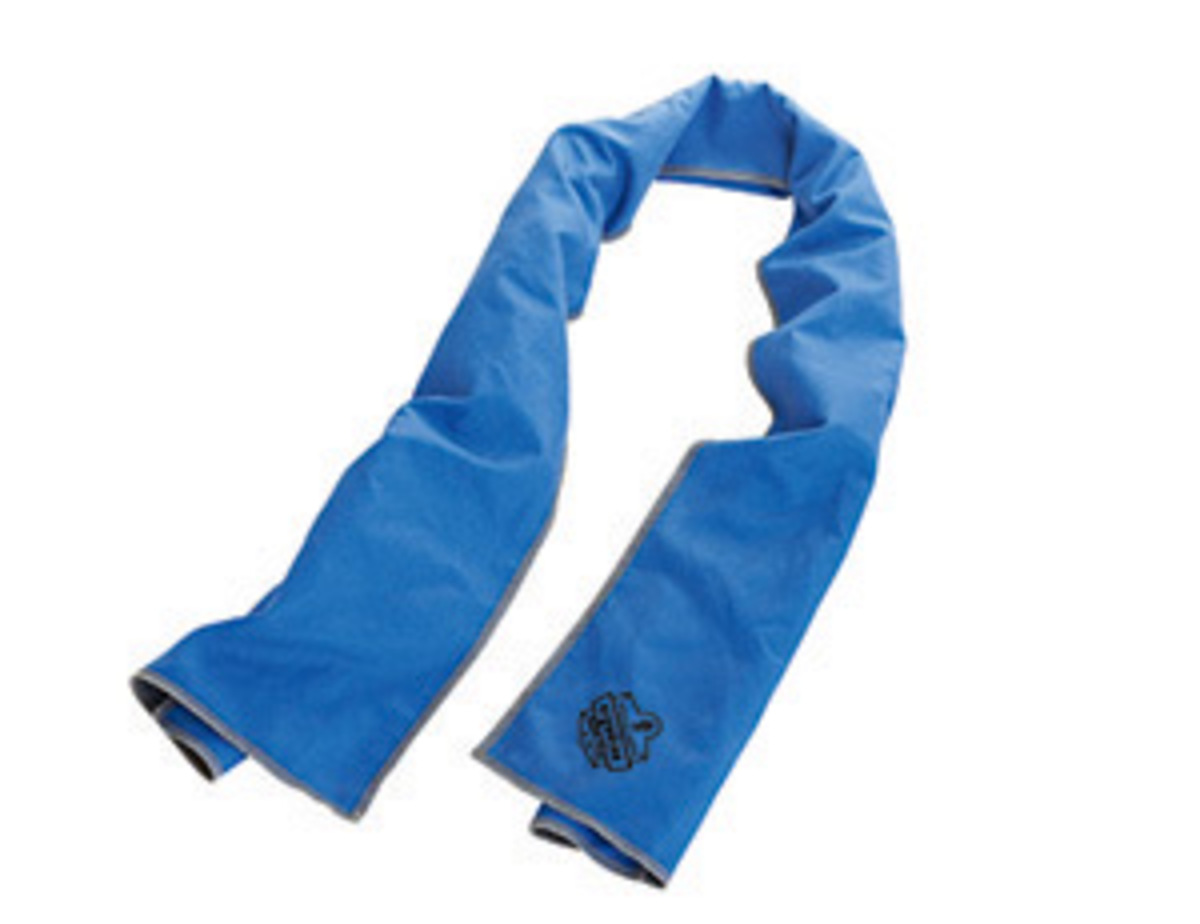 Ergodyne Blue ChillIts 6602MF Microfiber Towel E5712660 for sale online at autumn supply