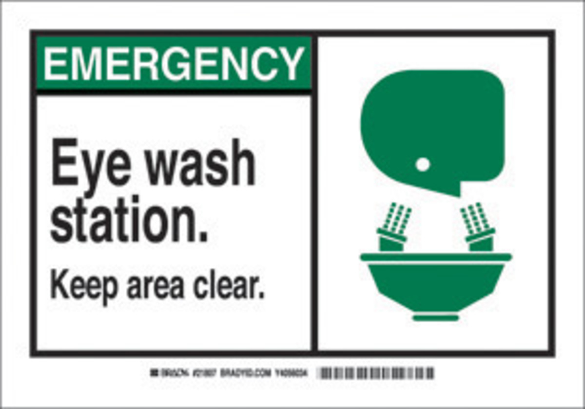 Brady 3 12 X 5 BlackGreenWhite Polyester Label ASSORT BRD83935 for sale online at autumn supply