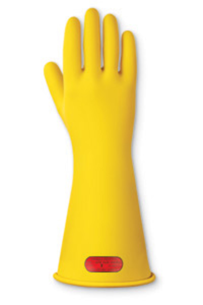 Ansell Size 9 Yellow 14 Marigold Rubber Class 0 Low V ANE113755 for sale online at autumn supply