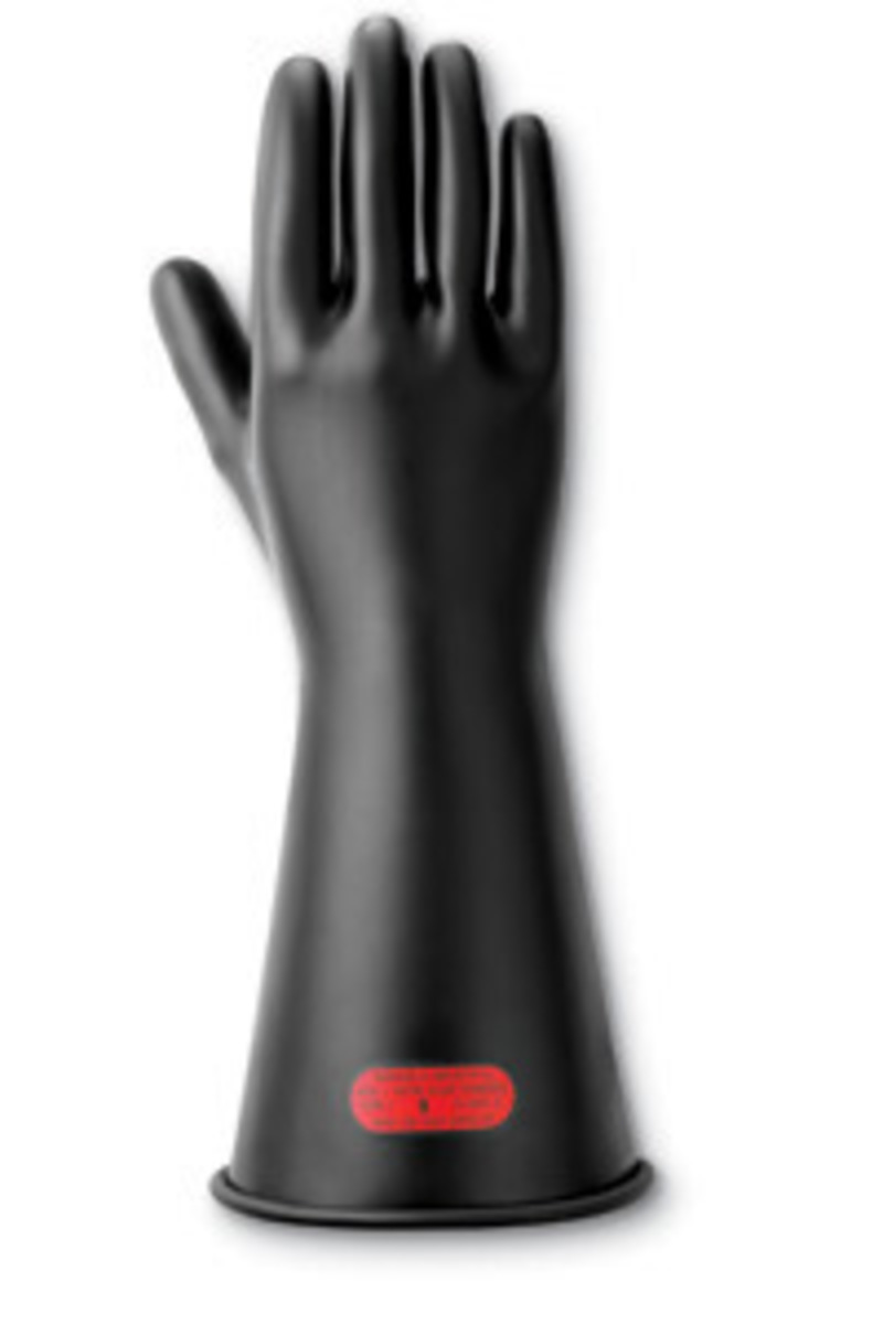 Ansell Size 8 Black 14 Marigold Rubber Class 0 Low Vo ANE113794 for sale online at autumn supply