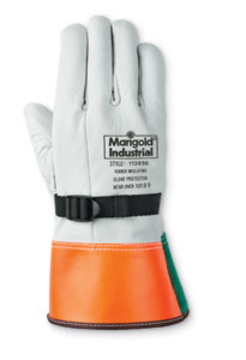 Ansell Size 9 Marigold® Goatskin Class 0 Low Voltage Linesmen's Glove Protector
