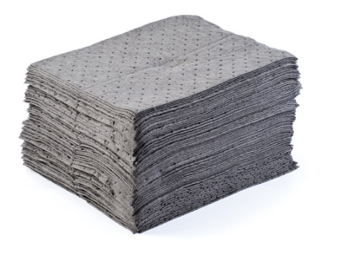 RADNOR 15 X 18 Gray Polypropylene Sorbent Pad RAD64055746 for sale online at autumn supply