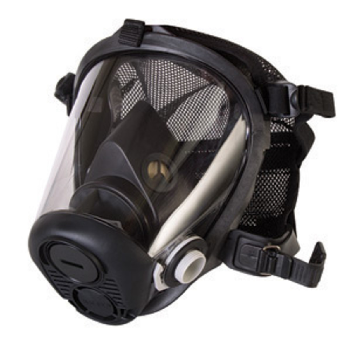 North® by Honeywell Small Black Silicone RU6500 Series Full Mask APR Facepiece With Mesh Headnet And Nosecup (Availability restr