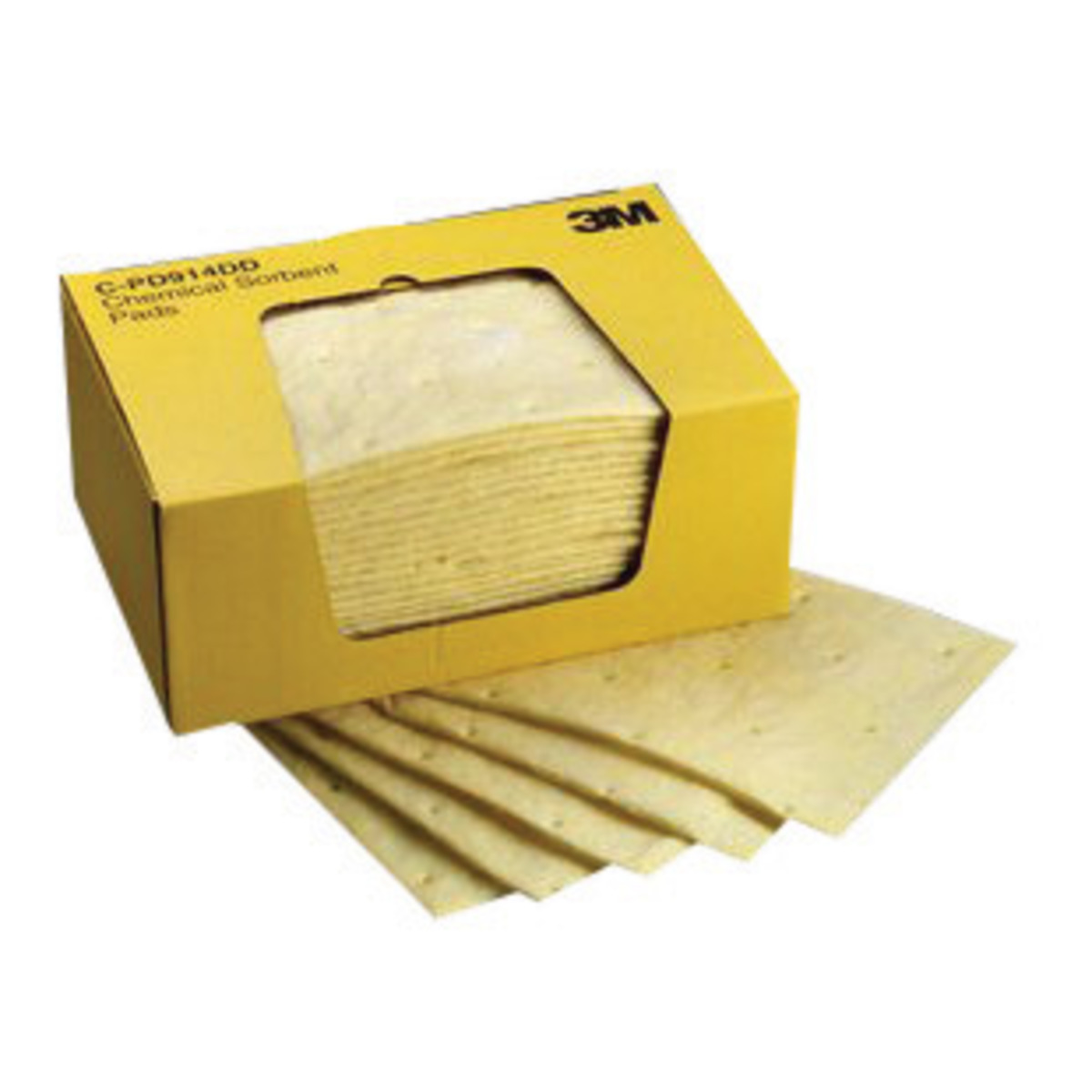 3M 9 14 X 14 12 Yellow Polypropylene Sorbent Pad 3MRC-PD914DD for sale online at autumn supply