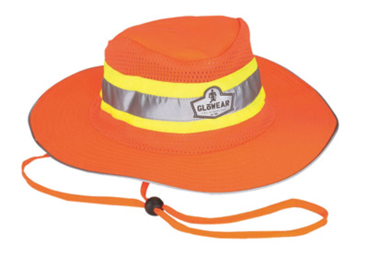 Ergodyne Small/Medium Orange Glowear® 8935 Polyester Cap