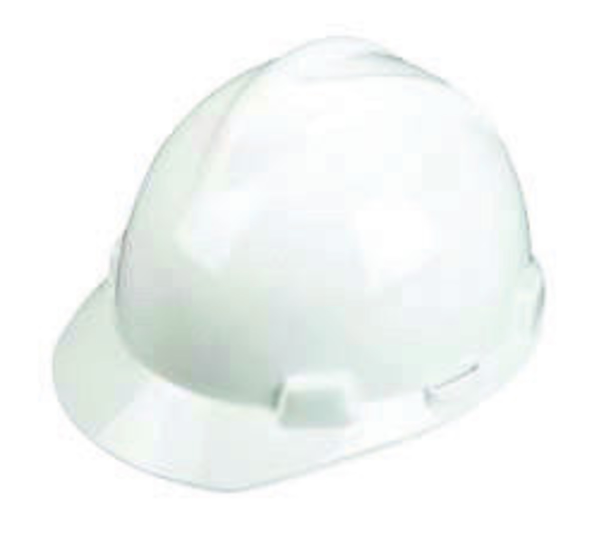 MSA White Polyethylene Hard Hat with 4-Point Pinlock Suspension MSA463942 for sale online at autumn supply