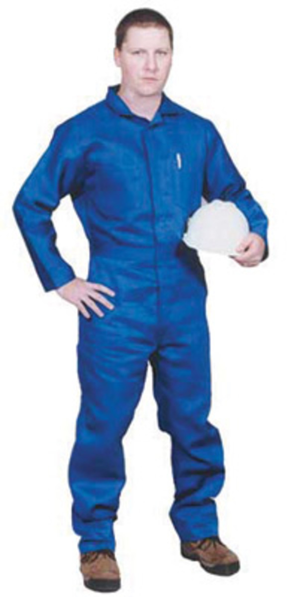 Stanco Safety Products™ Tall X-Large Royal Blue Indura® UltraSoft® Arc Rated Flame Resistant Coveralls With Front Zipper Closure