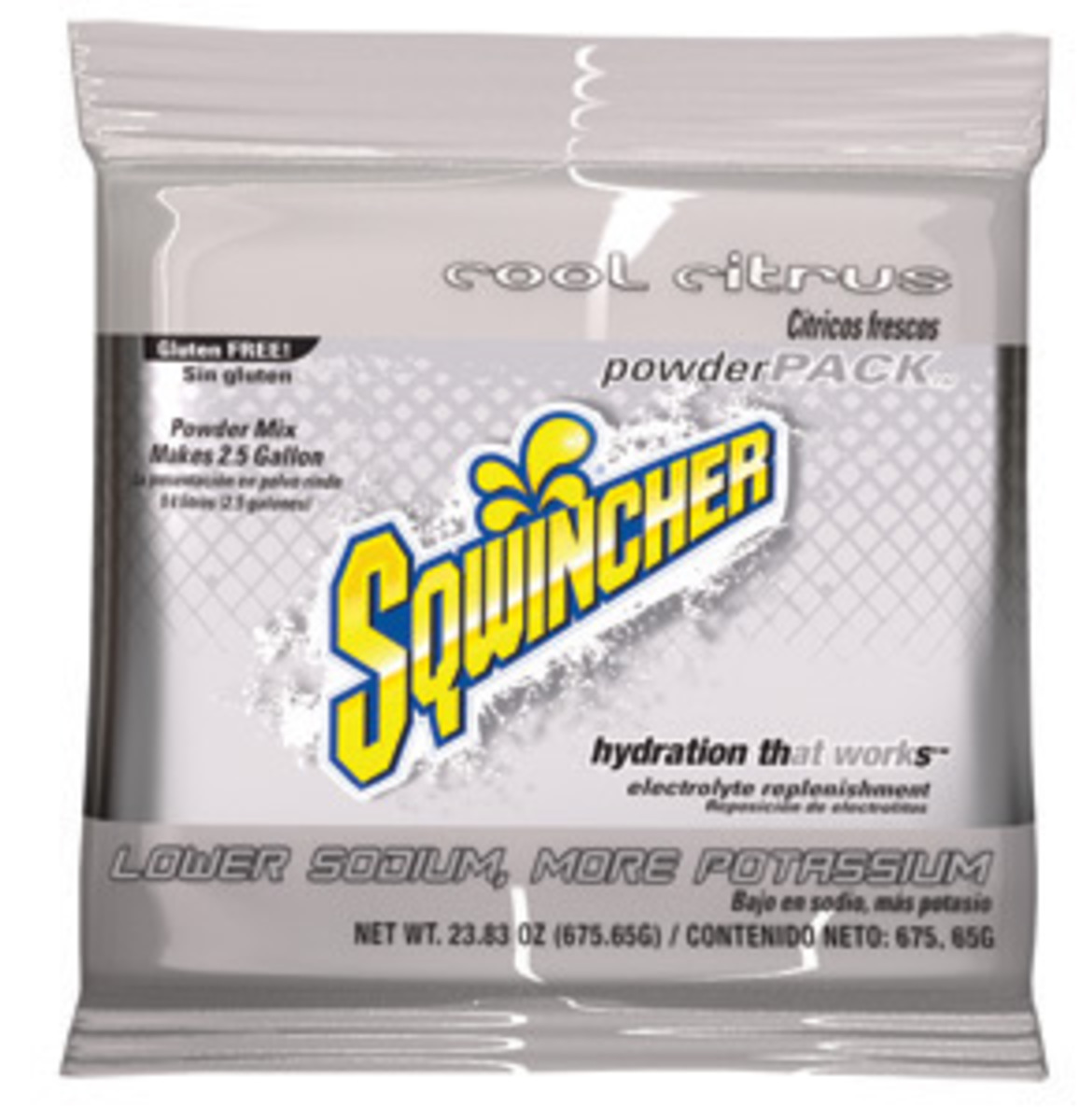Sqwincher® 23.83 Ounce Cool Citrus Flavor Powder Pack Powder Mix Package Electrolyte Drink