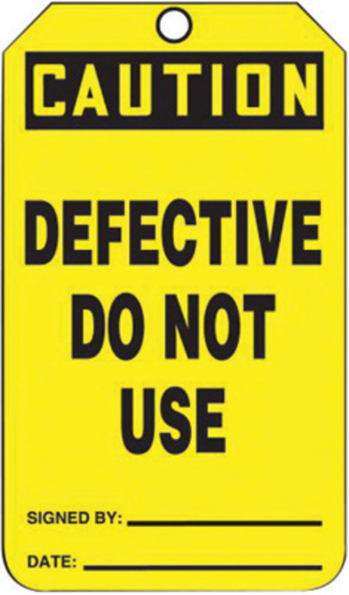Accuform Signs 5 34 X 3 14 10 mils PFCardstock Safety A81MDT603CTP for sale online at autumn supply