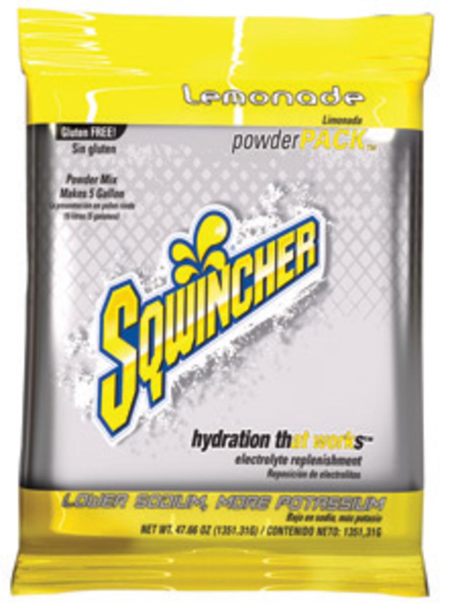Sqwincher® 47.66 Ounce Lemonade Flavor Powder Pack Powder Mix Package Electrolyte Drink
