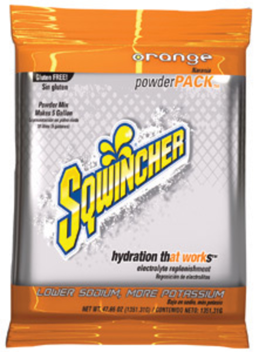 Sqwincher® 47.66 Ounce Orange Flavor Powder Pack Powder Mix Package Electrolyte Drink