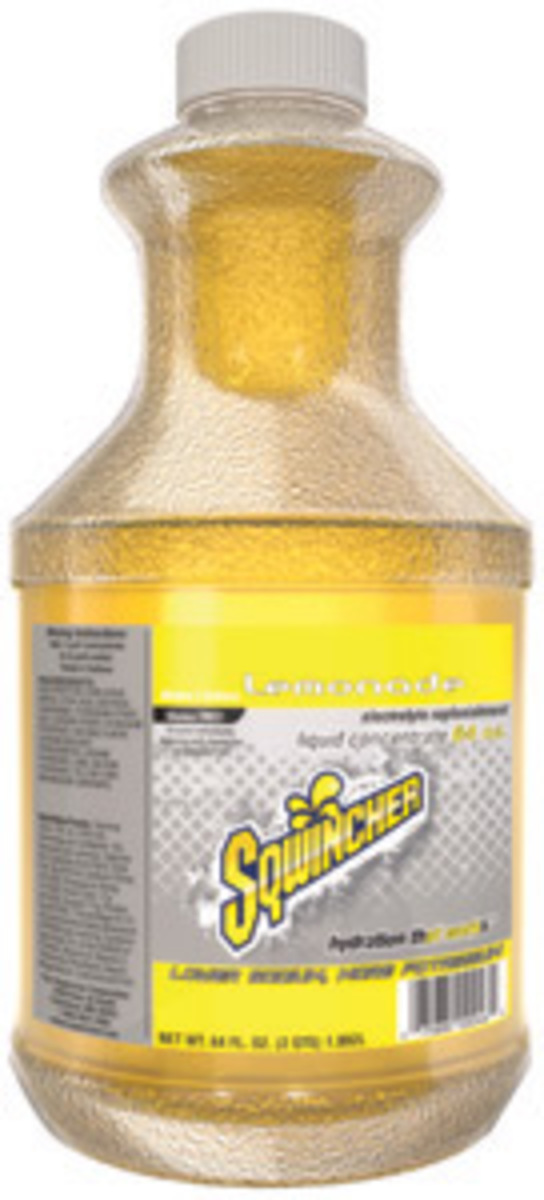 Sqwincher® 64 Ounce Lemonade Flavor Liquid Concentrate Bottle Electrolyte Drink