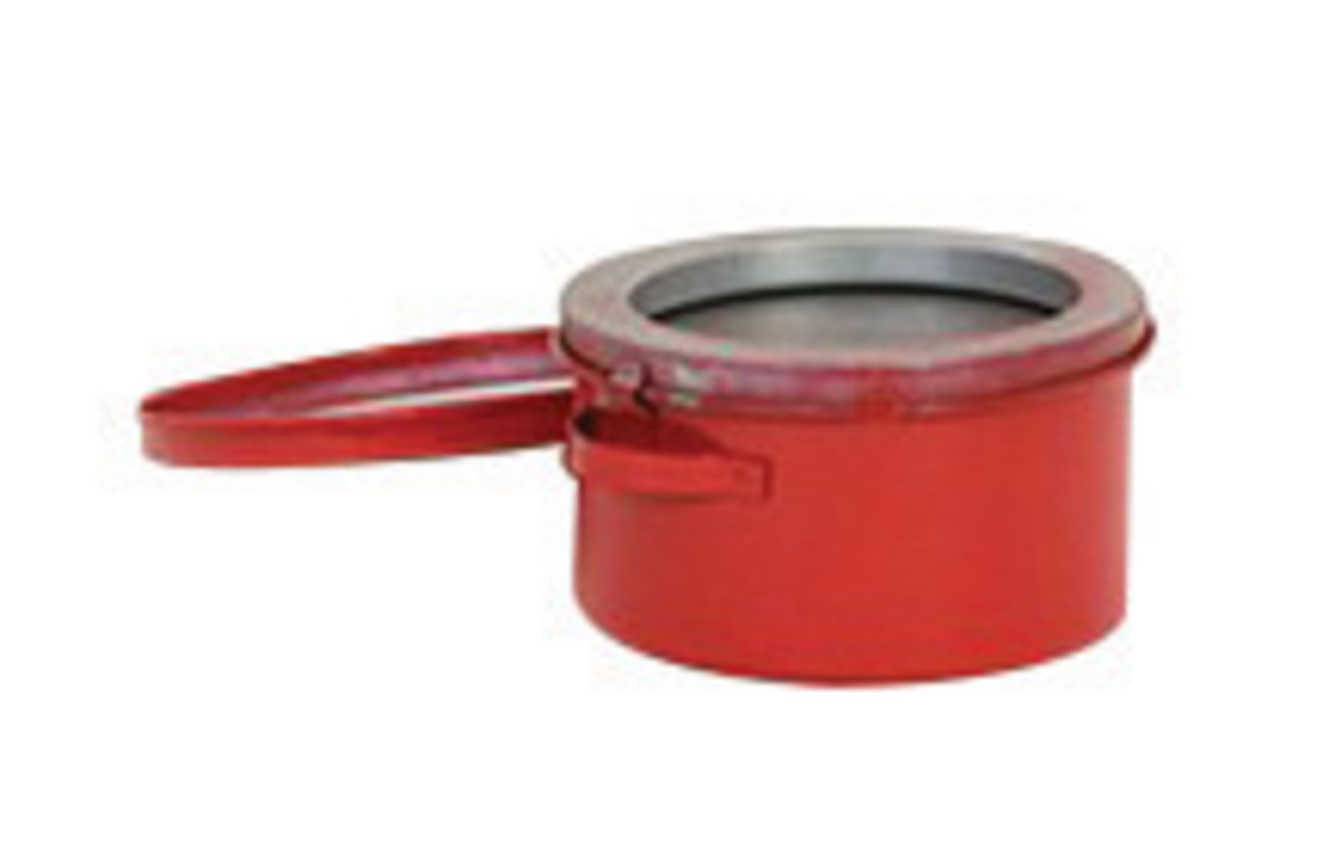 Eagle 1 Quart Red Galvanized Steel Safety Bench Can E42B-601 for sale online at autumn supply