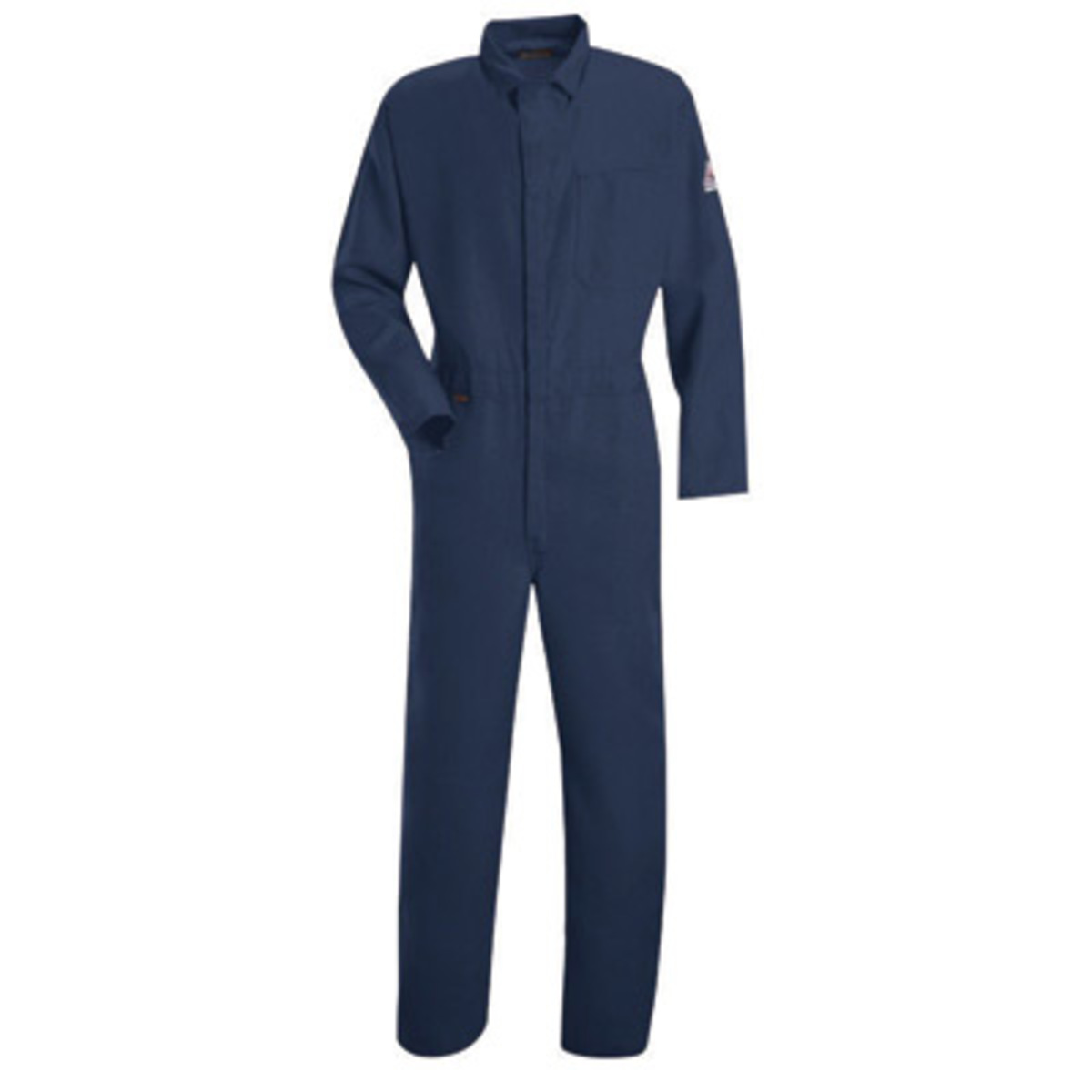 Stanco Safety Products™ Large Navy Blue Nomex® IIIA Arc Rated Flame Resistant Coveralls With Concealed 2-Way Front Zipper Closur