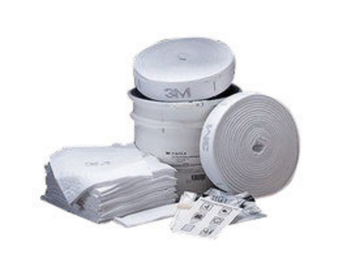 3M™ 20 gal Drum White Polypropylene Spill Kit