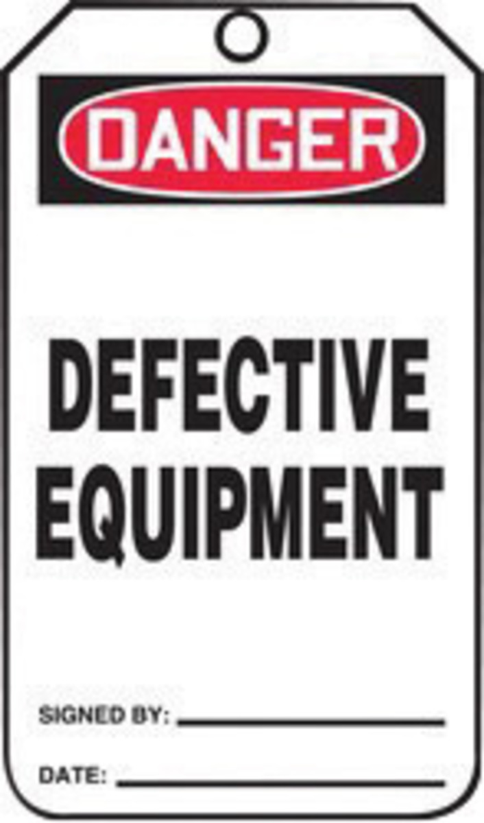 Accuform Signs 5 34 X 3 14 Red Black And White 10 mil A81MDT229CTP for sale online at autumn supply