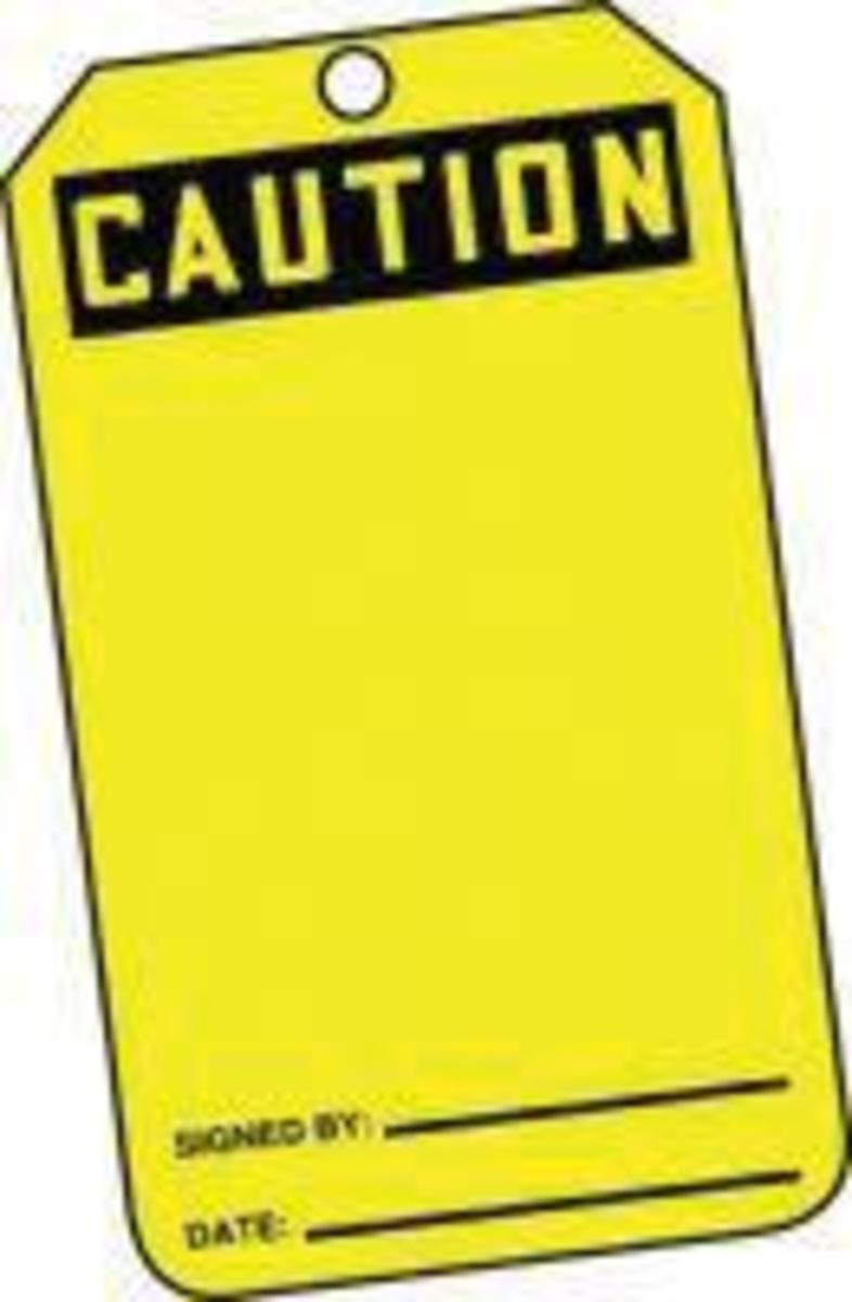 Accuform Signs 5 78 X 3 18 PFCardstock Accident Preve A81MGT200CTP for sale online at autumn supply