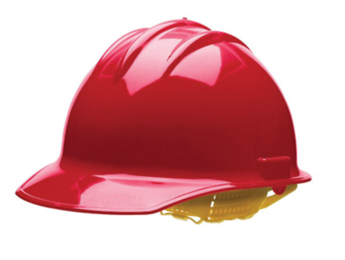 Bullard Red HDPE Cap Style Hard Hat With Ratchet6 Poi BUL30RDR for sale online at autumn supply