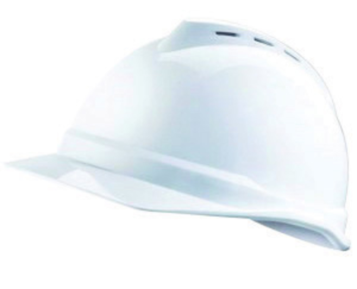 MSA Polyethylene Hard Hat with Ratchet Suspension MSA10034018 for sale online at autumn supply