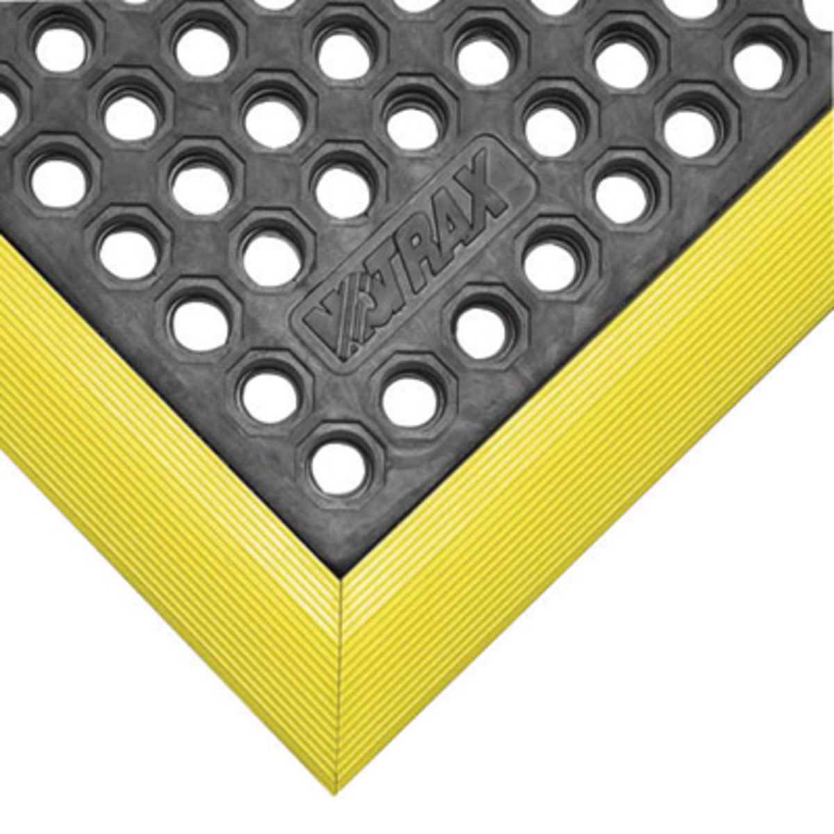 Superior Manufacturing 3' X 3' Black Nitrile Rubber NoTrax® Niru® Cushion-Ease® Anti-Fatigue Floor Mat