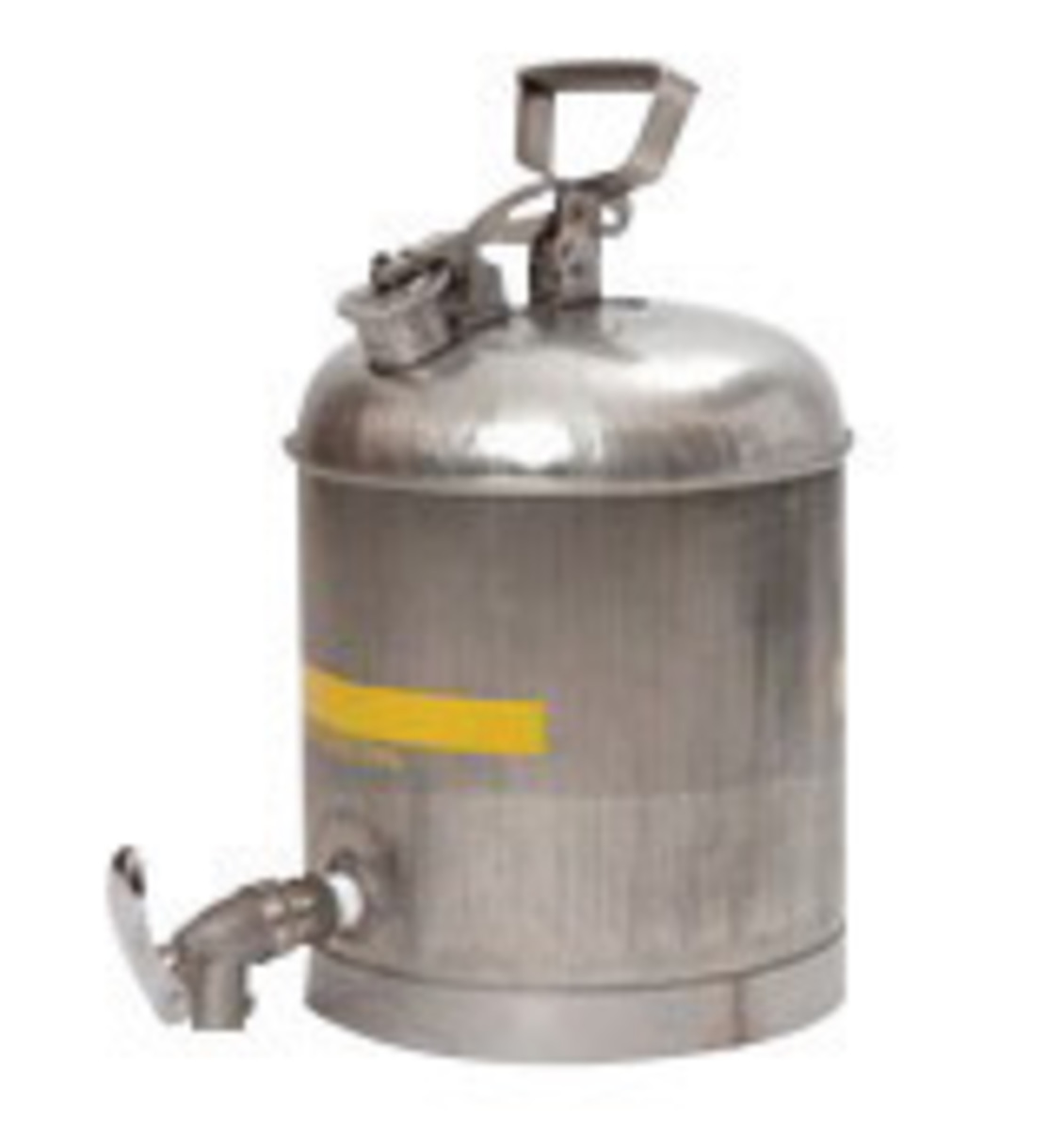 Eagle 5 Gallon Stainless Steel Safety Can With Stainless ECO Faucet And Neoprene Gasket (For Flammable Liquids)