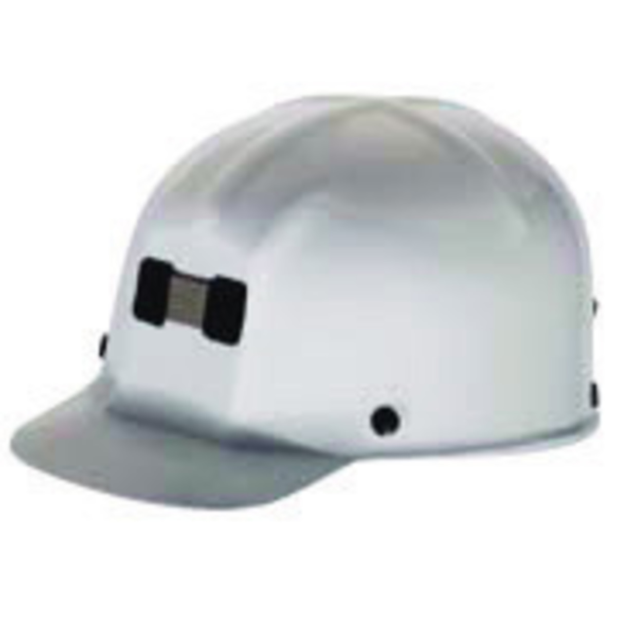 MSA White Polycarbonate Cap Style Hard Hat With Pinlock/4 Point Pinlock Suspension