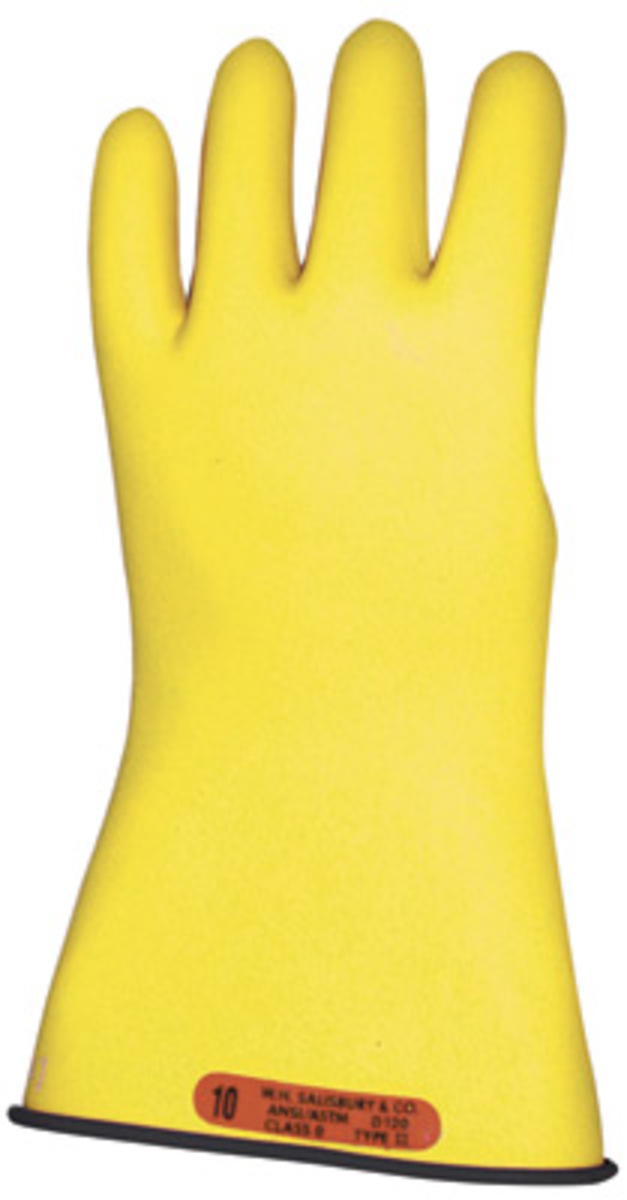 SALISBURY By Honeywell Size 9 1/2 Black And Yellow 11