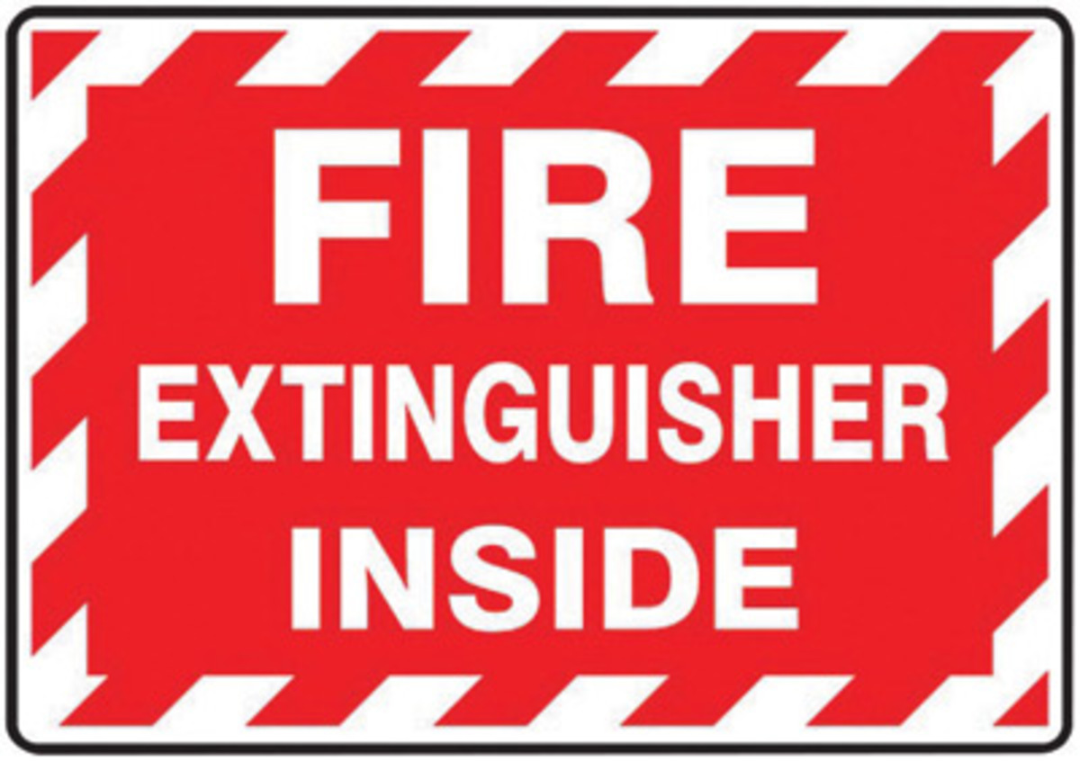 Accuform Signs 3 12 X 5 Adhesive Vinyl Fire Extinguis A81LFXG571VSP for sale online at autumn supply