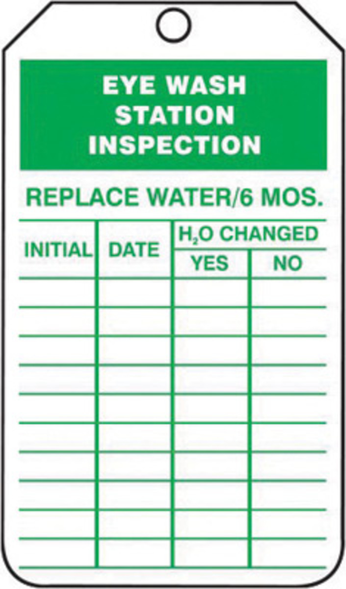 Accuform Signs 5 34 X 3 14 15 mils RPPlastic Eyewash A81TRS245PTM for sale online at autumn supply