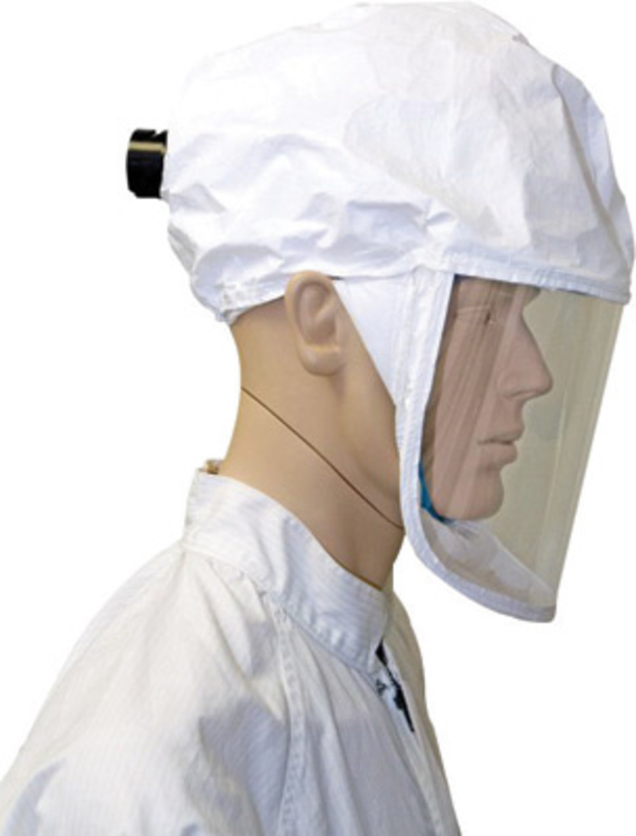 Bullard® Large Tychem® DuPont™ White Loose Fitting Facepiece With Narrow Profile