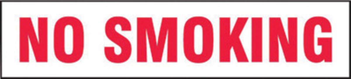 Accuform Signs 2 X 9 Adhesive Vinyl Smoking Control L A81LSMK540VSP for sale online at autumn supply