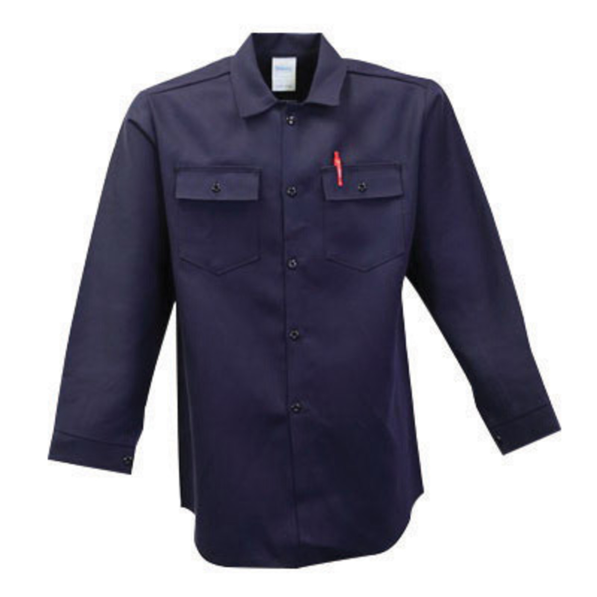 Stanco Safety Products™ 2X Navy Blue Nomex® IIIA Arc Rated Flame Resistant Shirt With Button Closure And 1 (4.8 cal/sq-cm)
