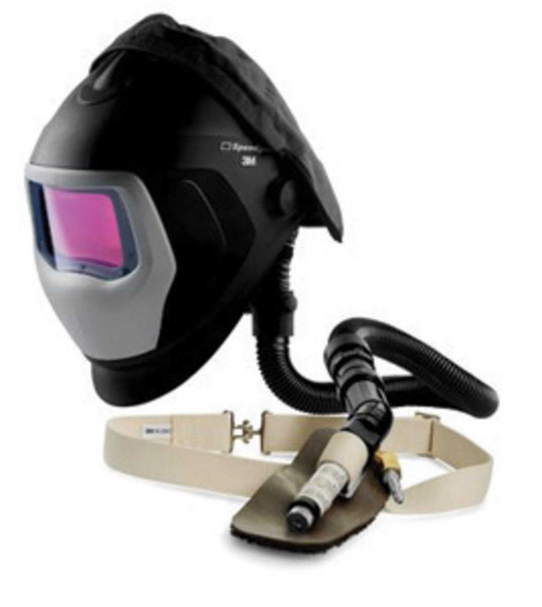 3M™ Speedglas™ 9100 Air Black And Silver Auto Darkening Welding Helmet With 9100XXi Welding Filter, 9100XXi Welding Filter Kit A