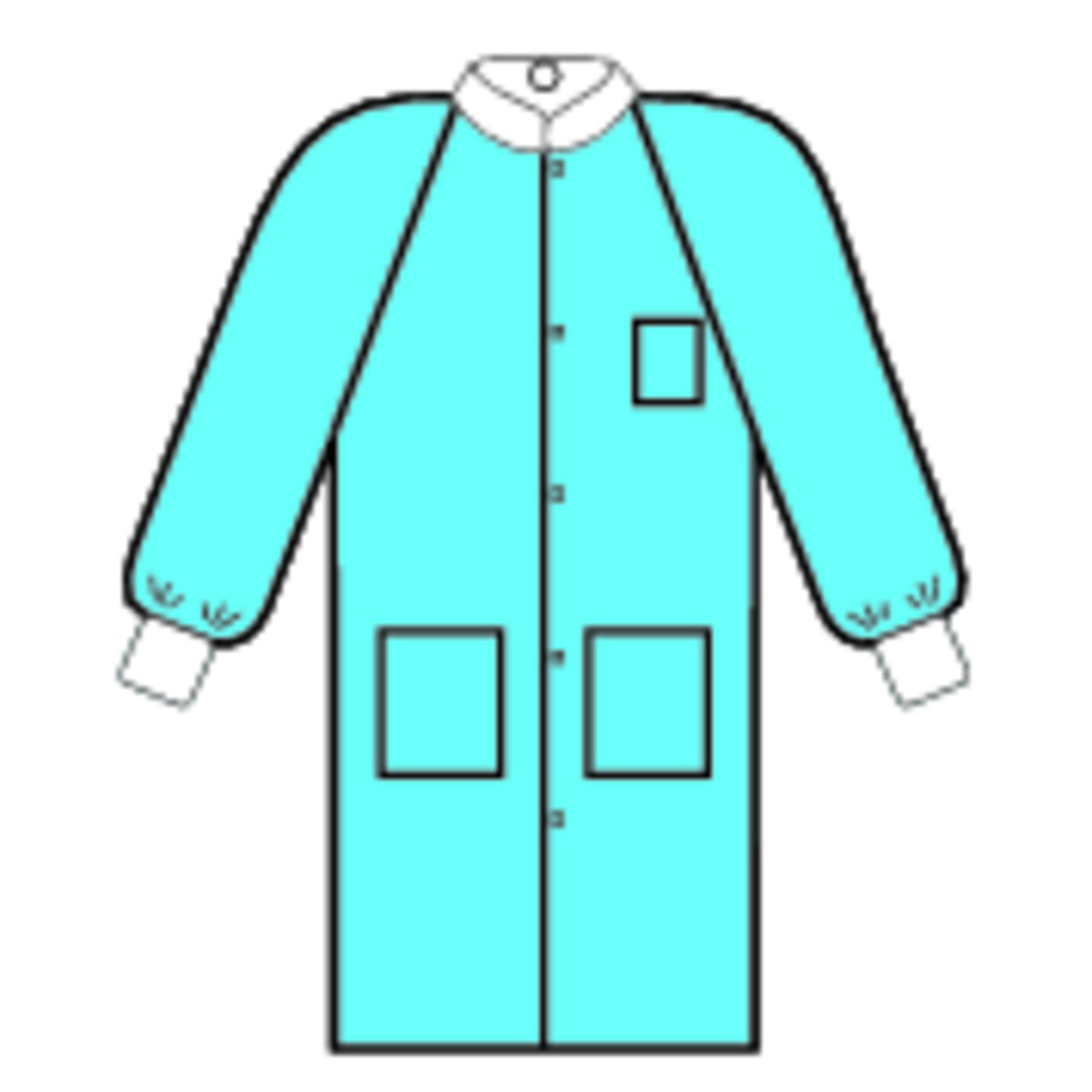 Kimberly-Clark Professional™ Large Blue Kimtech®™ A8 SMS Disposable Lab Coat (Availability restrictions apply.)