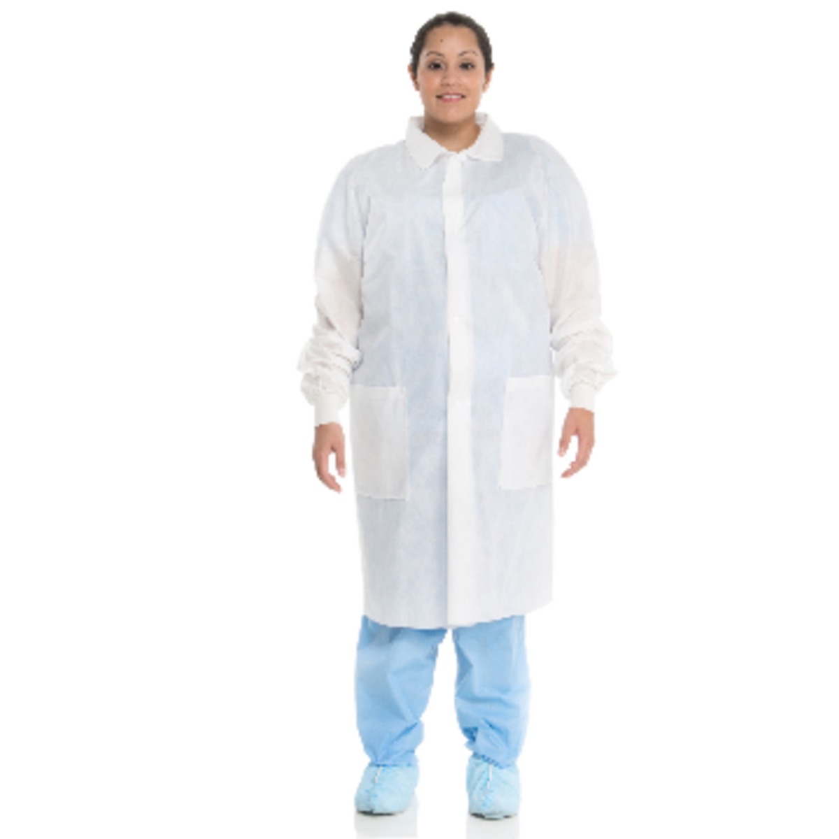 Kimberly-Clark Professional* 2X White BASIC* SMS Disposable Lab Coat/Lab Jacket (Availability restrictions apply.)