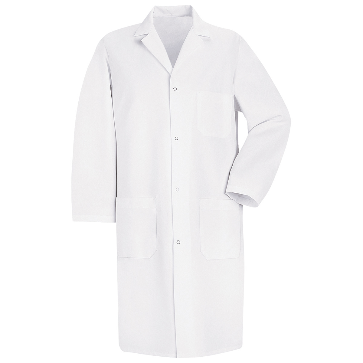 Red Kap® 2X/Regular White 5 Ounce Polyester/Cotton Lab Coat With Gripper Closure