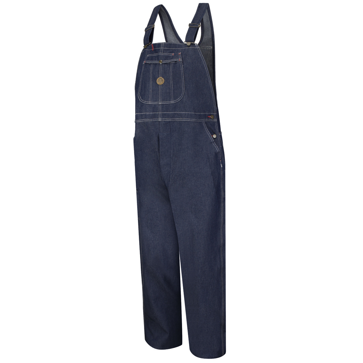 Red Kap 38 X 34 Blue Cotton Overalls With Traditional R30BD10DN3834 for sale online at autumn supply