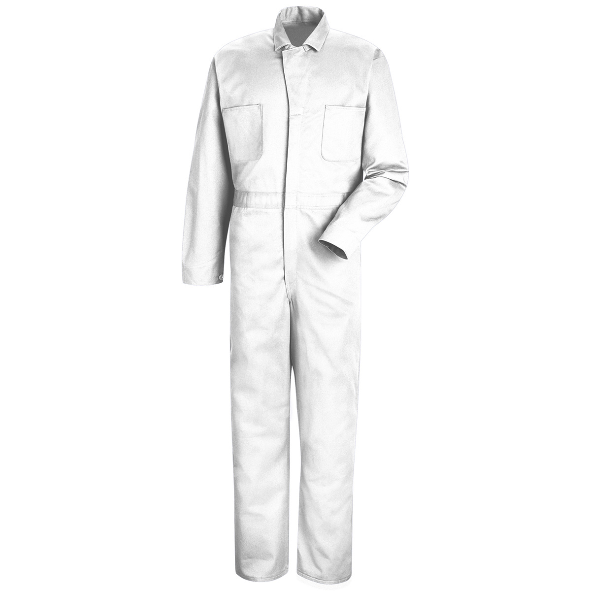 Red Kap 44Tall White 8.5 Ounce Cotton Coveralls With R30CC14WHLN44 for sale online at autumn supply