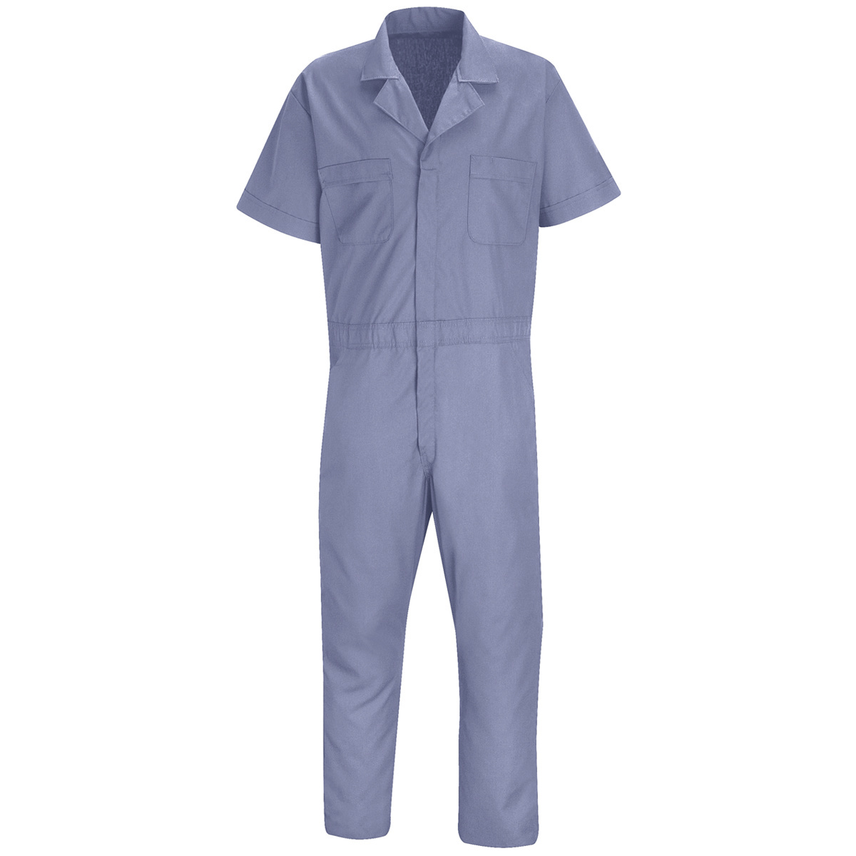 Red Kap® Large/Tall Medium Blue 5 Ounce Coveralls With Zipper Closure