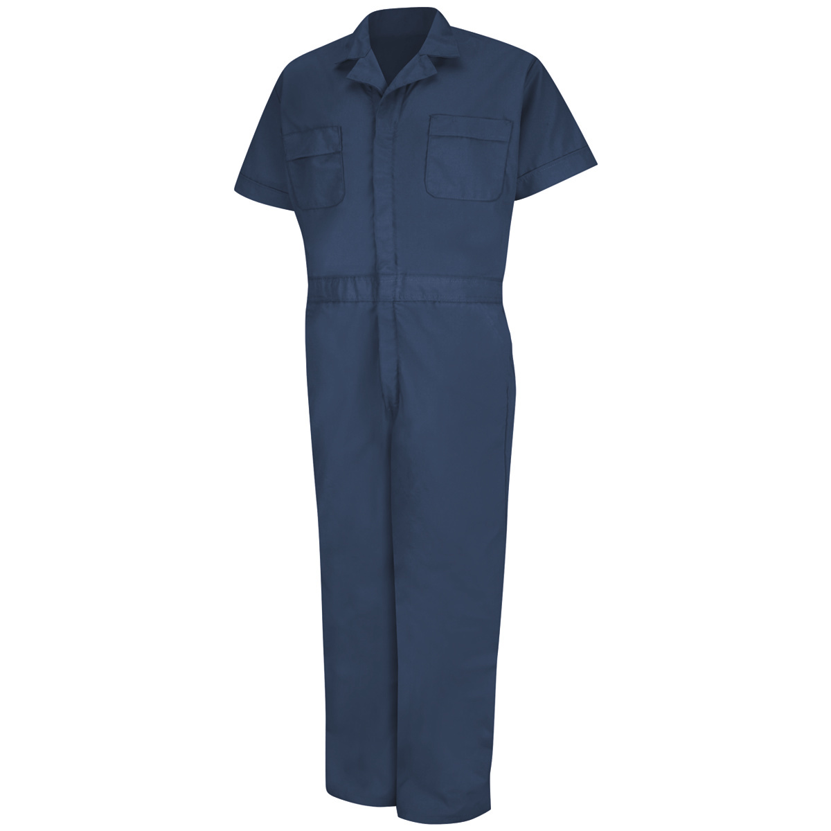 Red Kap® Large/Tall Navy 5 Ounce Coveralls With Zipper Closure