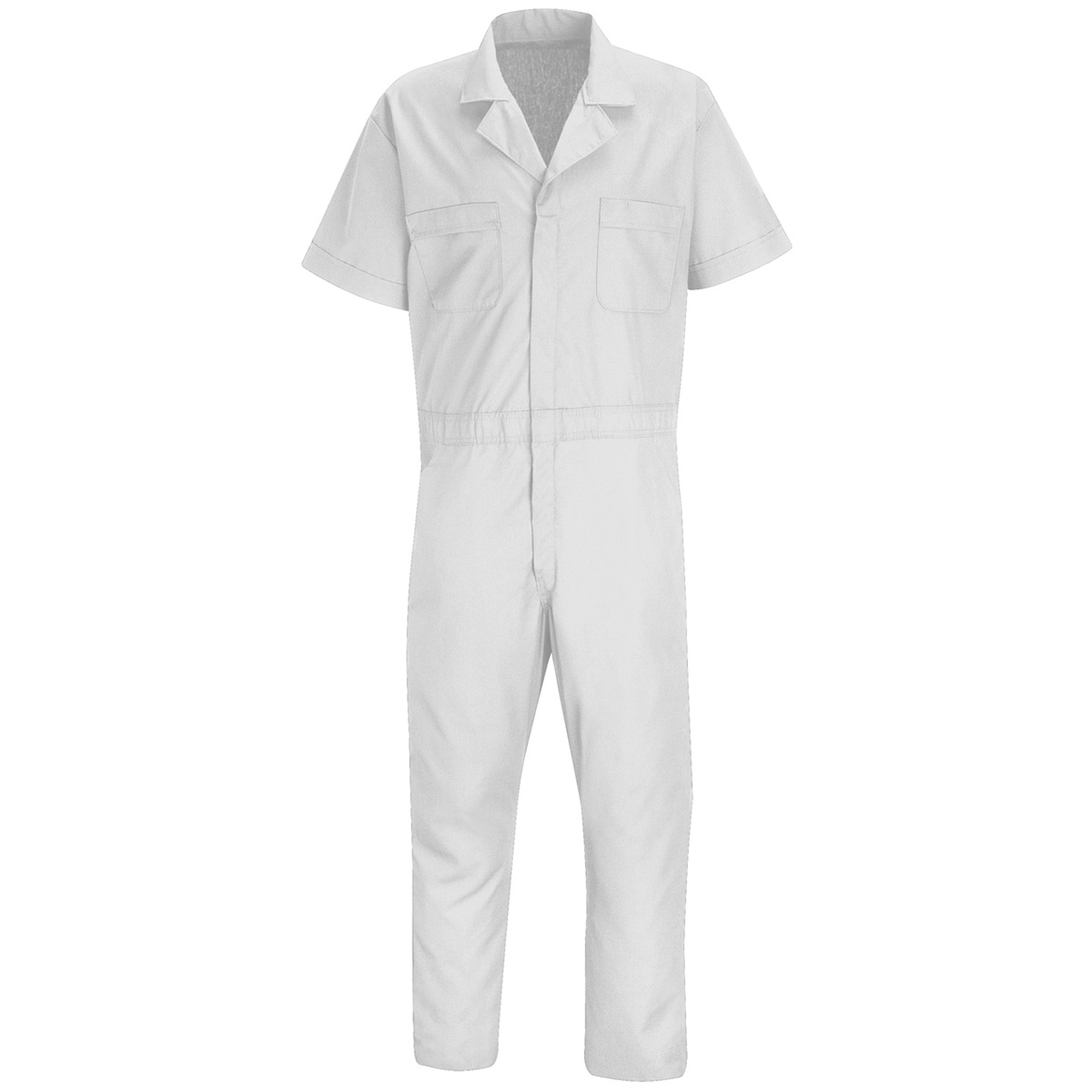Red Kap® X-Large/Regular White 5 Ounce Coveralls With Zipper Closure