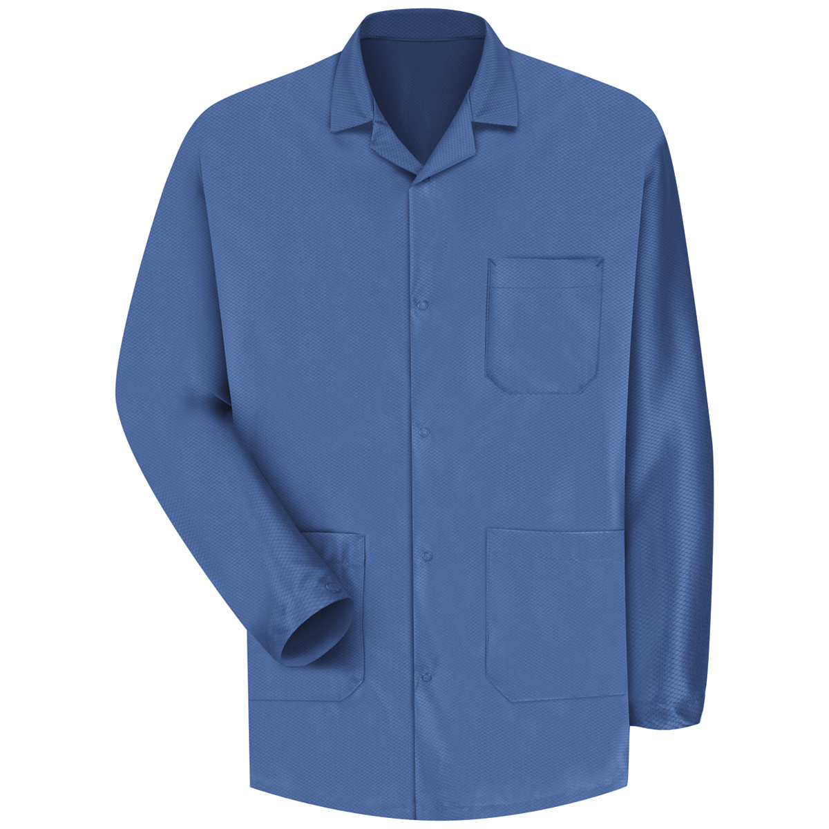 Red Kap® Regular/X-Large Blue Jacket With Gripper Closure