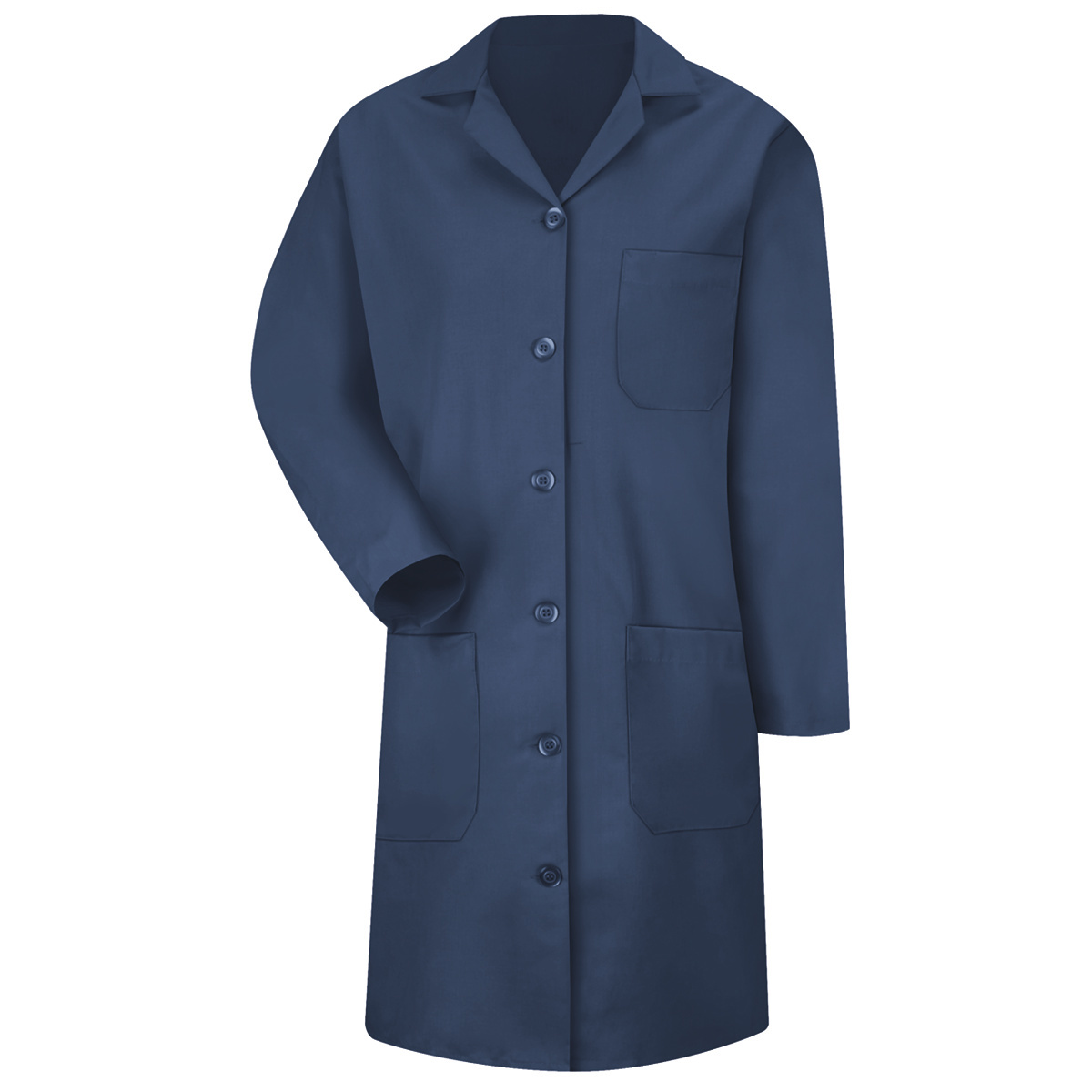 Red Kap® Medium/Regular Blue 5 Ounce Lab Coat With Button Closure