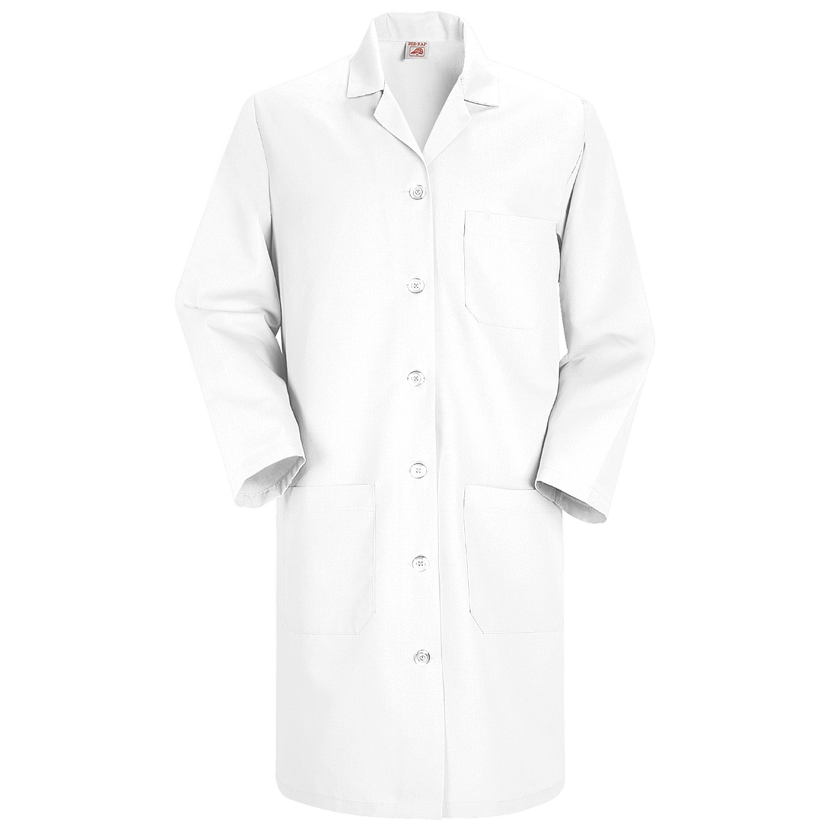 Red Kap® Large/Regular White 5 Ounce Lab Coat With Button Closure