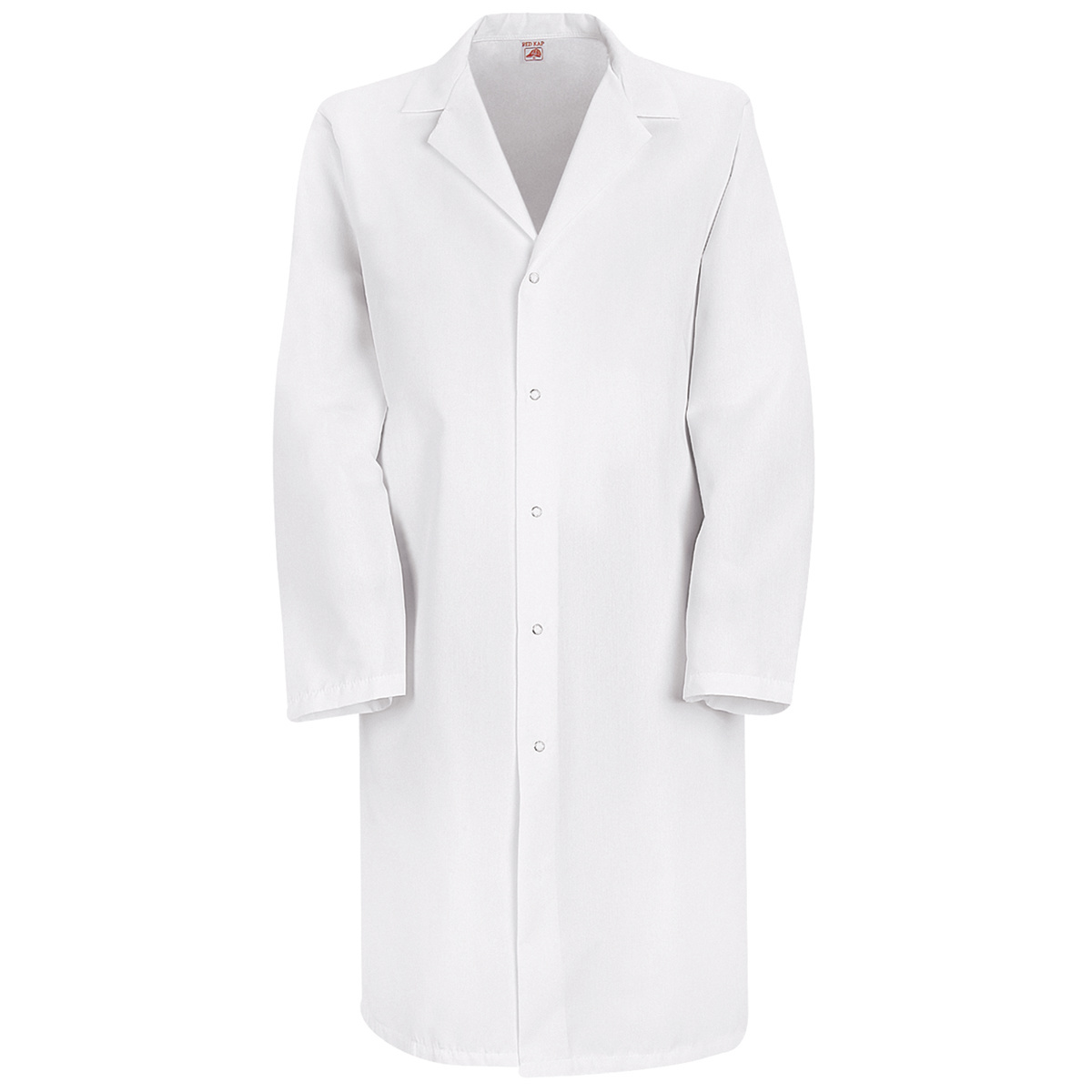 Red Kap® 2X/Regular White Jacket With Gripper Closure