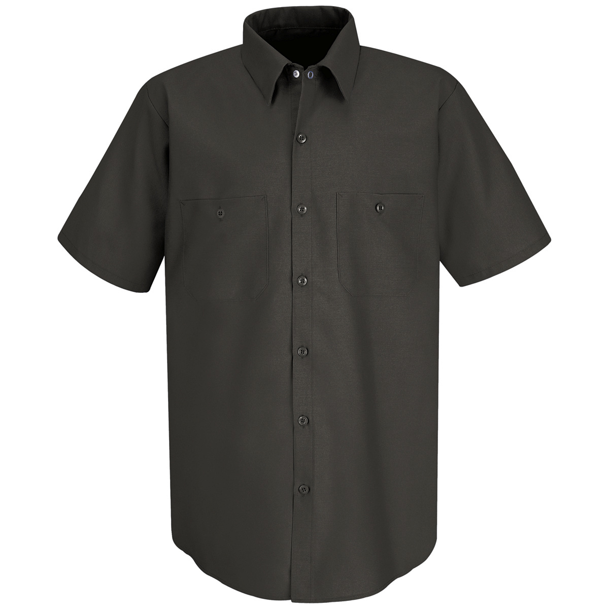 Red Kap® Regular/Small Gray 4.25 Ounce Polyester/Cotton Shirt With Button Closure